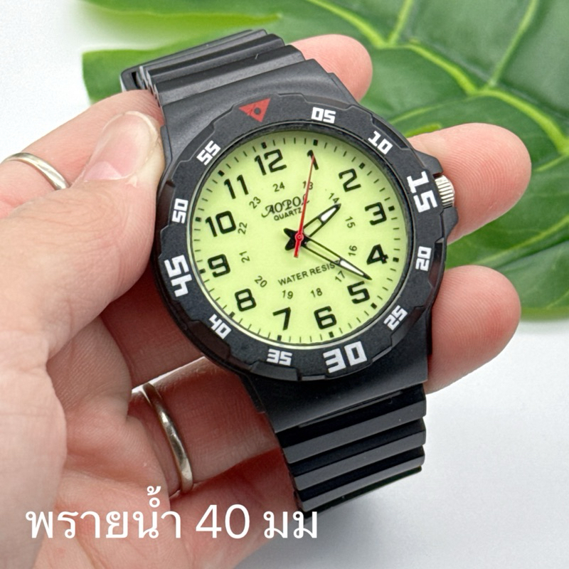 นาฬิกาข้อมือ แบรนแท้ โอปอ สายยางเรซิ่น กันน้ำได้ หน้าปัดกลางคืนมองเห็น เลขครบ ดูง่าย สไตล์วัยรุ่น