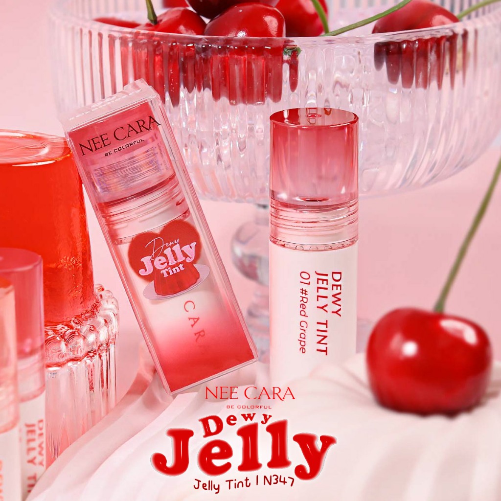NEE CARA | N347 ลิปดิววี เจลลี่ | DEWY JELLY TINT
