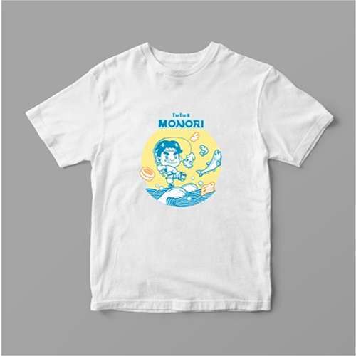 เสื้อยืดคอกลมผ้า Cotton ลายโมโนริซัง