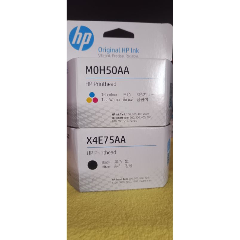 หัวพิมพ์ HPแท้ มือสอง M0H50AA + X4E75AA  สำหรับปริ้นเตอร์ Smart tank 500/510/610 Series