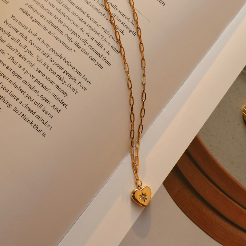 gigaglam heart necklace (N4)