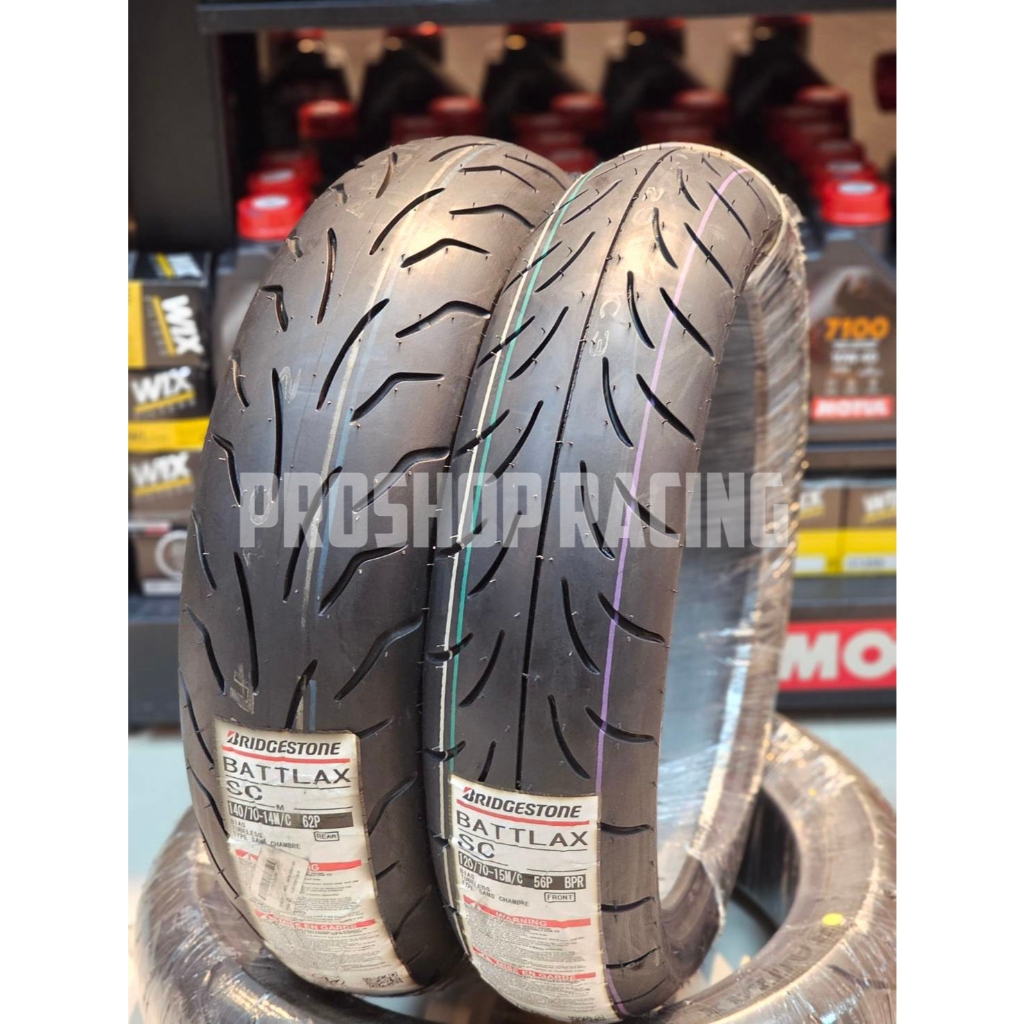 สินค้าเคลียปี ฺBridgestone Battlax SC 70/90-14 ปี 21
