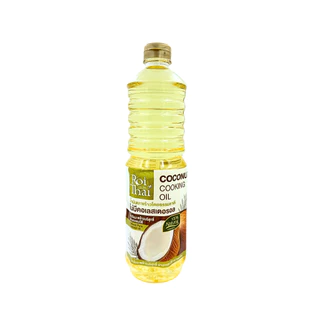 Roithai (รอยไทย) น้ำมันมะพร้าวสำหรับทำอาหาร 1000 ml.