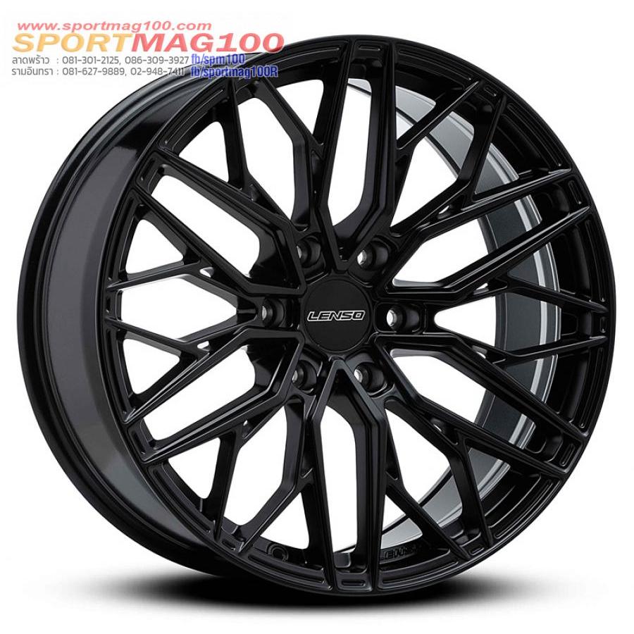 Bánh xe Max Lenso JAV VENTUS màu đen mặt 9-18 inch 6 lỗ 139 ET15 [21662]
