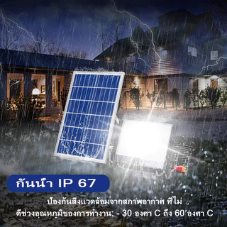 JDกำลังไฟที่แท้จริง ของแท้ ไฟโซล่าเซลล์ ไฟ led ไฟสปอตไลท์แผงโซล่าเซลล์ สว่างอัตโนมัติเมื่อฟ้