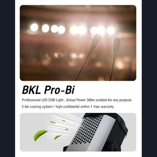 [ประกันศูนย์ไทย1ปี] BKL Pro 300w Bi ไฟสตูดิโอ ไฟต่อเนื่อง Studio LED Key Video Fill Light Sundaymall
