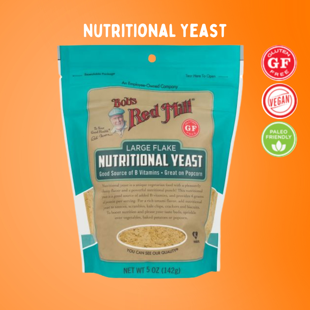 Bob’s Red Mill Nutritional Yeast | บ๊อบส์ เรด มิลล์ นิวทริชั่นนัล ยีสต์ไม่มีกลูเตน 142g