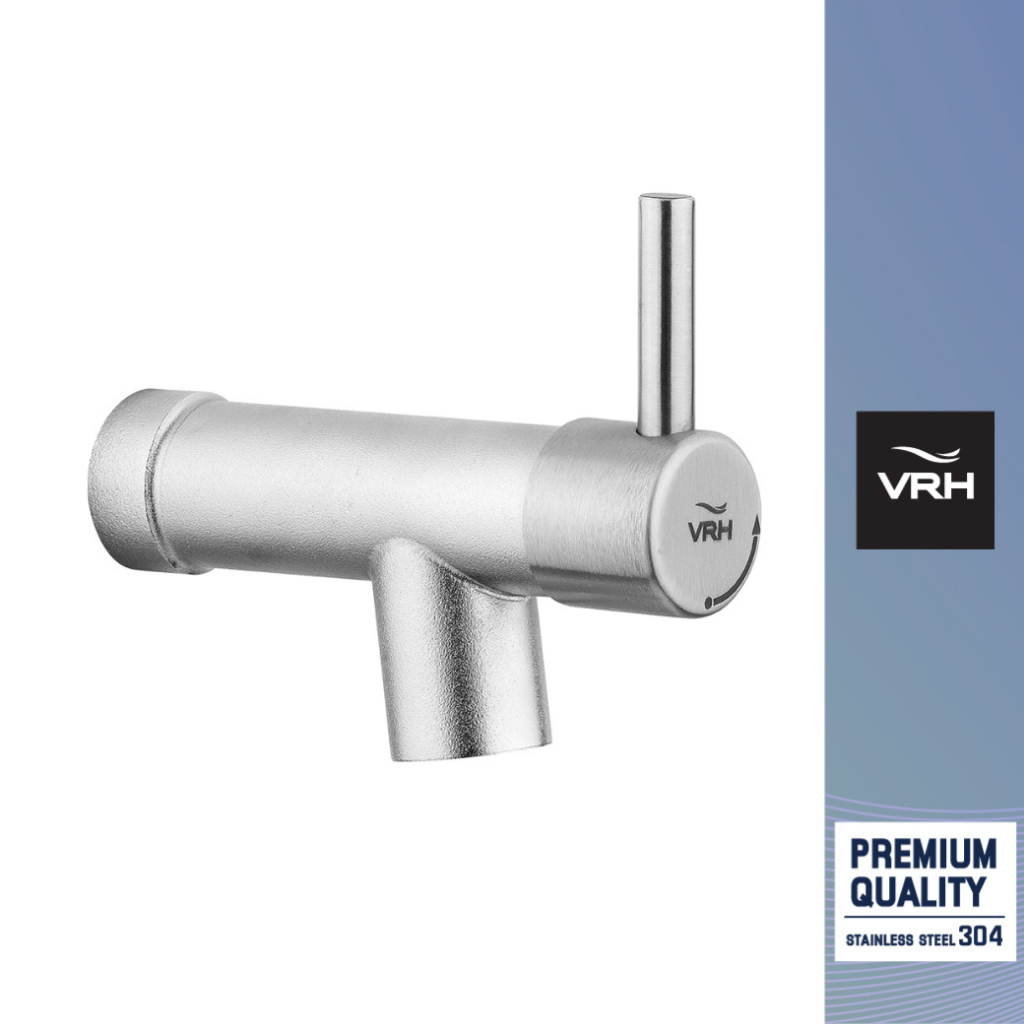 VRH ก๊อกน้ำติดผนังสำหรับห้องน้ำ แบบติดผนัง รุ่น BONNY รหัส HFVJC-7120K11