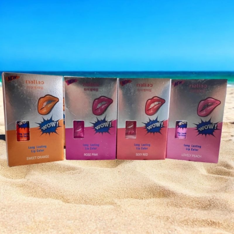 Maliao Long Lasting Lip ลิปลอก สีสวย สดใส มีตำหนิ หลังหลอดไม่สวย มีให้เลือกทั้งหมด 4 สี(ขายคละสี) พร้อมส่ง