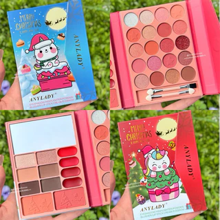 พาเลทแต่งหน้า พาเลททาตา Anylady​ Make up Set ครบจบตลับเดียว ถูกและดี อายแชโดว์ บลัชออน ลิป​ ติดทน 4U2