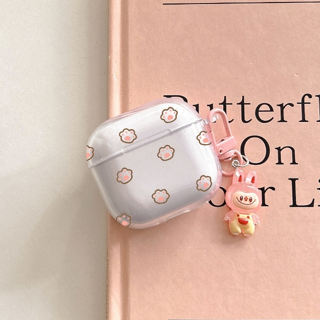 จัดส่งจากกรุงเทพ AirPods 4 Pro2 Pro 3 2 1 labubu cute Case กรณีปลอกสําหรับ AirPods gen3 TPU Matte