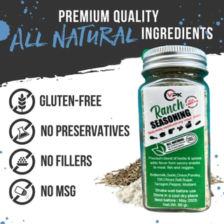 Ranch Seasoning, Original Ranch Seasoning including Dill & Chives, Perfect for meat, seafood or veggies 35gr-70gr