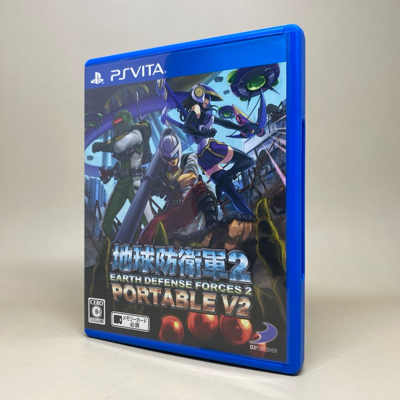 Earth Defense Forces2 Portable V2 PS Vita | แผ่นเกมเพลสเตชั่นวีต้า แท้ | Zone 2 Japan | Japanese | ใ