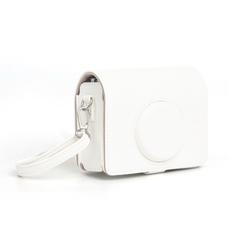 <พร้อมส่ง> กระเป๋ากล้อง Instax mini EVO กระเป๋าหนัง พร้อมสายคล้องคอ โพลาลอย เคสกล้อง กระเป๋า minievo