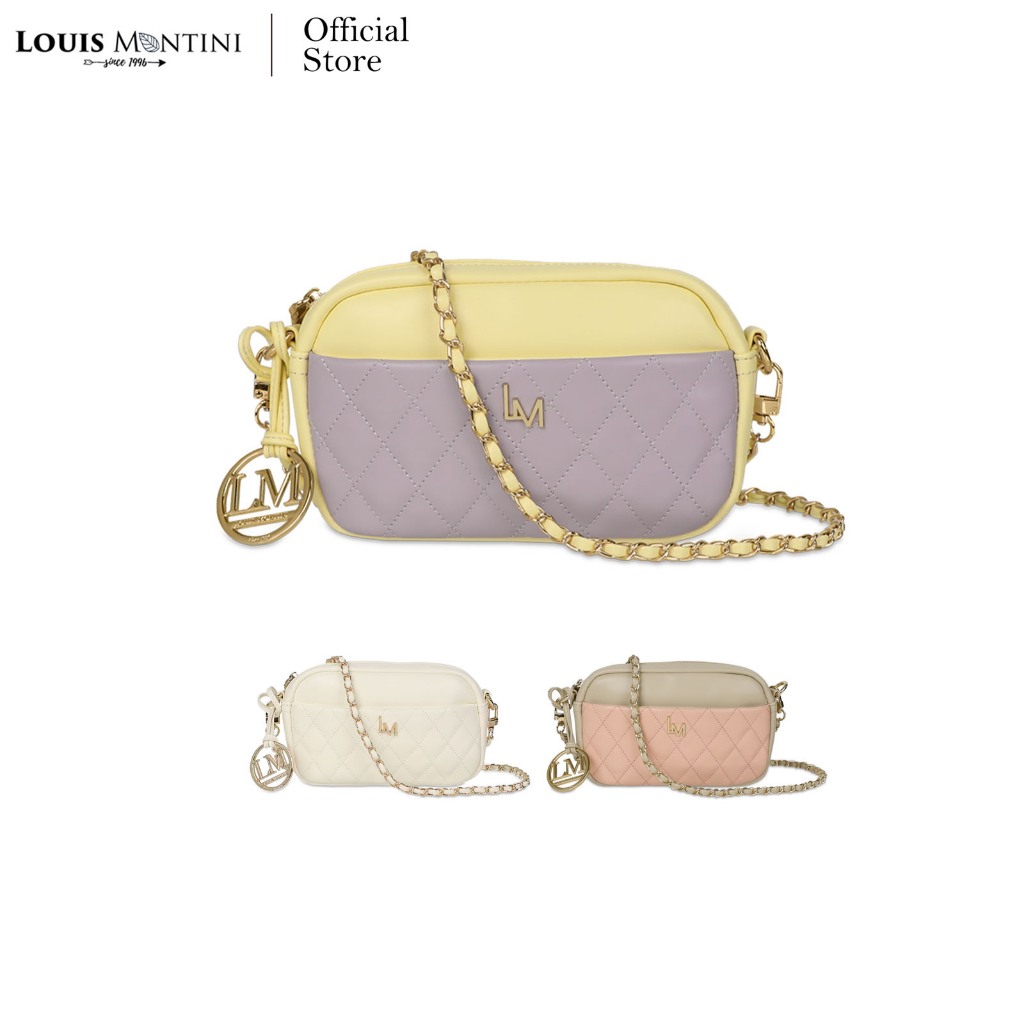 Louis Montini (Fleur De Juillet) กระเป๋าสะพายข้างผู้หญิง Shoulder Bag Larkspur #10 - LY10