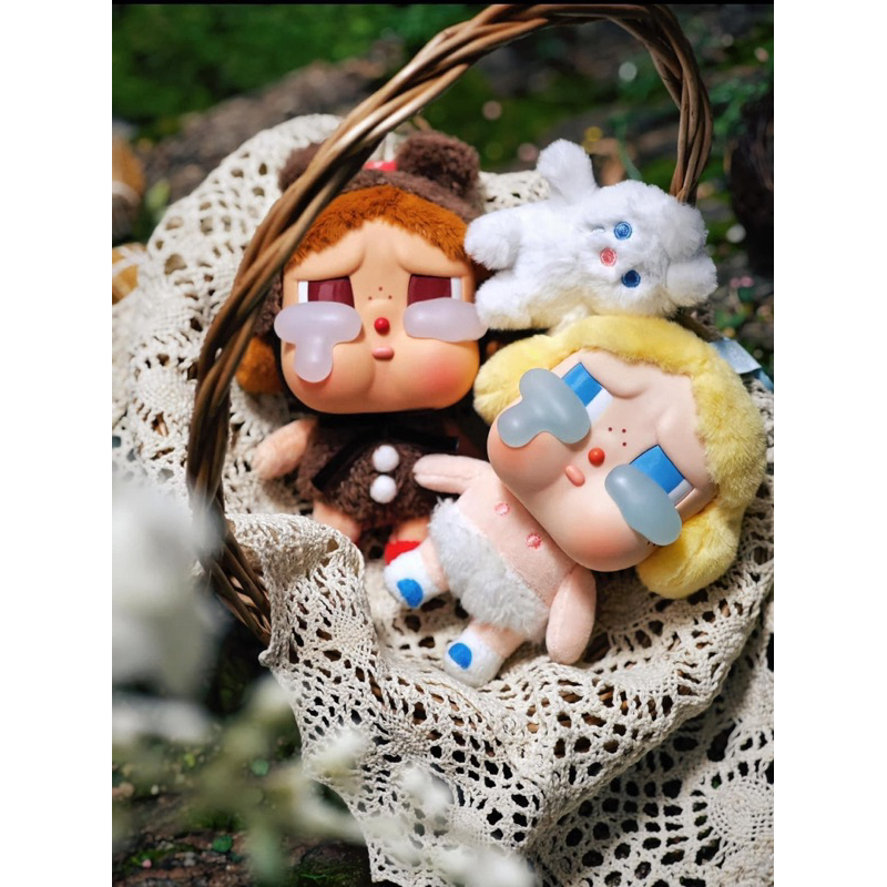 พร้อมส่งจากไทย POPMART CRYBABY Tear Factory Series Vinyl Face Plush พวงกุญแจครายเบบี้แบบ1สุ่มลุ้นsecret
