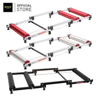 ERORO เทรนเนอร์ จักรยาน 3 ลูกกลิ้ง พับได้ ปั่นอยู่กับที่ ใช้งานง่าย bike trainer