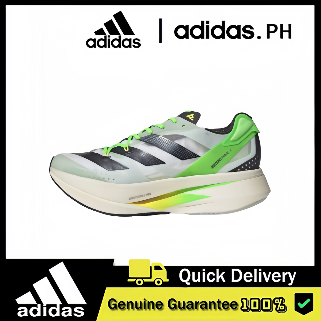adidas Adizero Prime X กีฬาป้องกันการลื่นไถลระบายอากาศสวมใส่สบาย ๆ คณะกรรมการคาร์บอนมาราธอนรองเท้าวิ่ง