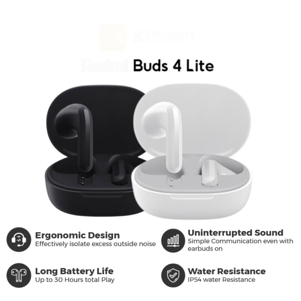 Buds 4 Lite Wireless Bluetooth Earphone Earbuds หูฟังบลูทูธไร้สาย ลดเสียงรบกวนการโทร