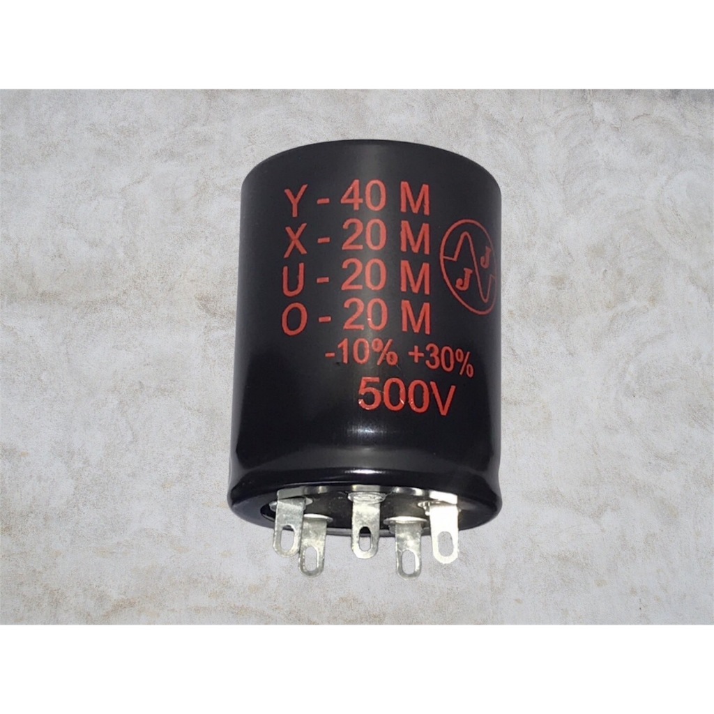 Capacitor Multi-Section Electrolytic ยี่ห้อ JJ Electronics