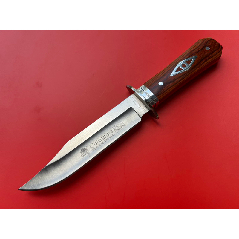 🦁 Columbia Fixed Blade Hunting Knife USA 🇺🇸 SABER no.K036B