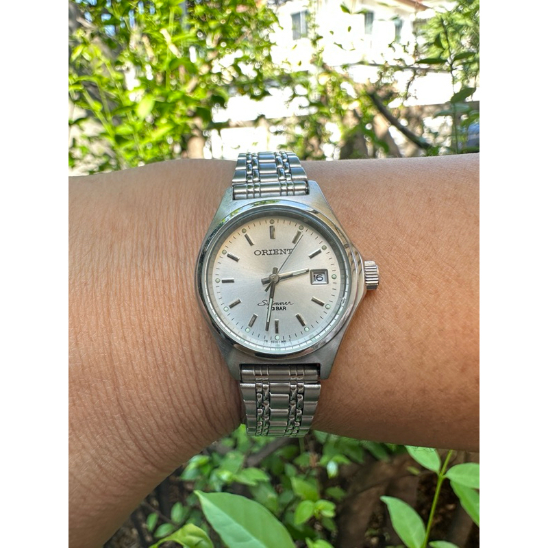 นาฬิกา Orient Lady แท้ระบบถ่านมือสอง USED