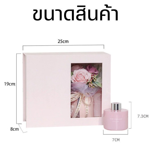 888 เซ็ตของขวัญ กล่องของขวัญช่อดอกไม้และน้ำหอม ของขวัญเทศกาลต่างๆ พร้อมส่ง ราคา ถูกที่สุด ดีลบีเคเค แกลเลอรีภาพที่ 8