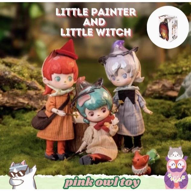 พร้อมส่ง 🖼️กล่องสุ่ม Little Painter and Little Witch🧙‍♀️ ค่าย Penny's Box ตุ๊กตา BJD🎁