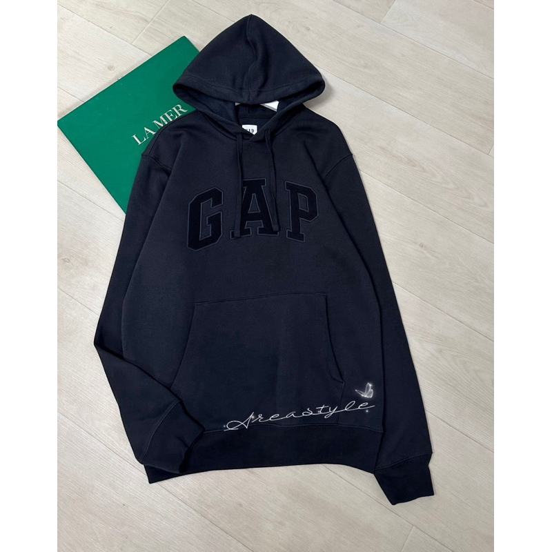 GAP Hoodie Sweatshirt เสื้อแขนยาว ผ้ายืด ทรงใส่หลวมๆ ใส่ได้ทั้งชายและหญิง งานแท้