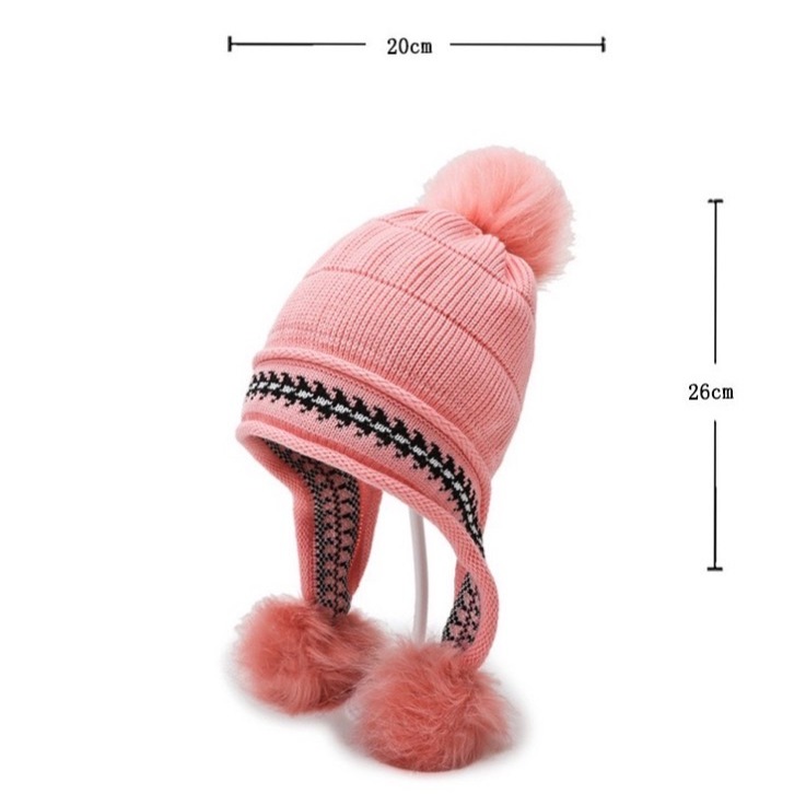 (พร้อมส่งในไทย)หมวกไหมพรมกันหนาวเด็ก 3-8 ปี รอบศรีษะ 48-52 ซม.และหมวกสำหรับผู้ใหญ่ - รูปที่ 7