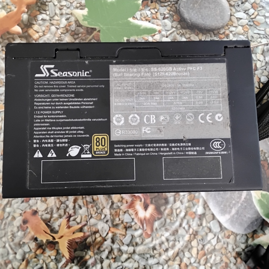 Seasonic SS 620w 80 Plus Bronze