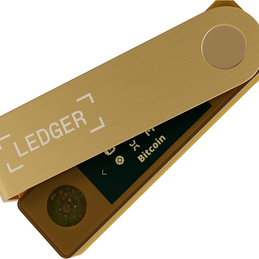 Ledger Nano X Gold สีทอง Hardware Wallet Crypto Bitcoin ตัวแทนจำหน่ายอย่างเป็นทางการในประเทศไทย