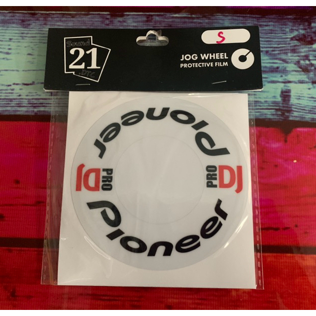 สีโปร่งใสลาย pioneer dj Size " S " สติกเกอร์ 1 ชุดมี 2 ชิ้น Skin jog สำหรับ XDJ RR DDJ SB,SB2,SB3