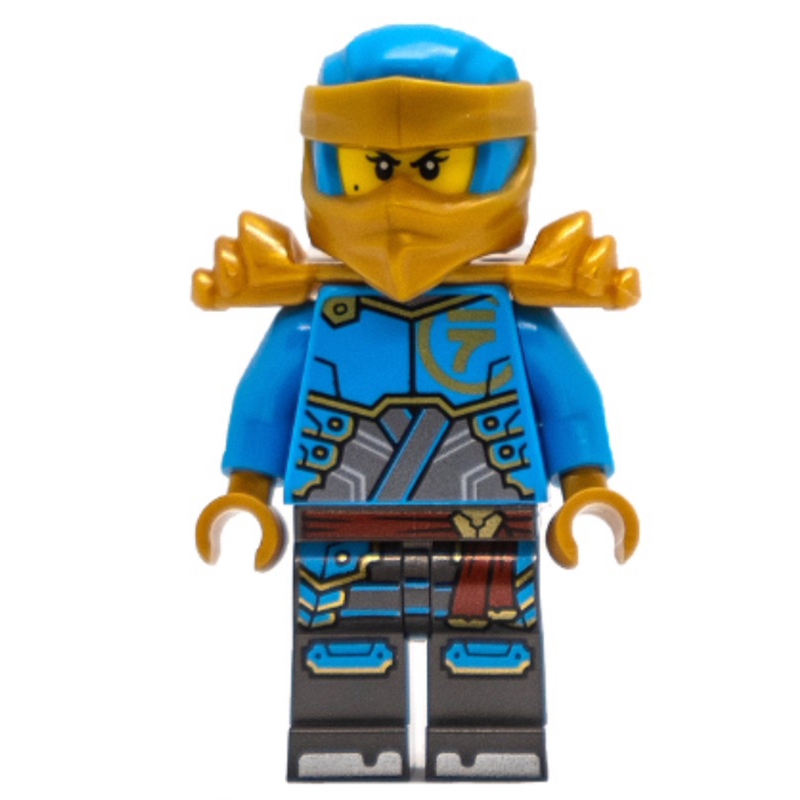 LEGO Ninjago Minifigure Nya - Dragons Rising, Head Wrap, Shoulder Armor