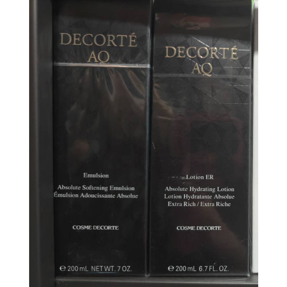 [สินค้าของแท้100% พร้อมส่งทันที] Decorte  AQ Lotion ER & Emulsion 200ml
