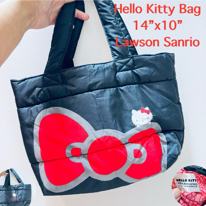 กระเป๋า คิตตี้ ซานริโอ้ ครบรอบ45ปี ขนาด14“x10” Sanrio Hello Kitty 45th Anniversary limited Tote bag 