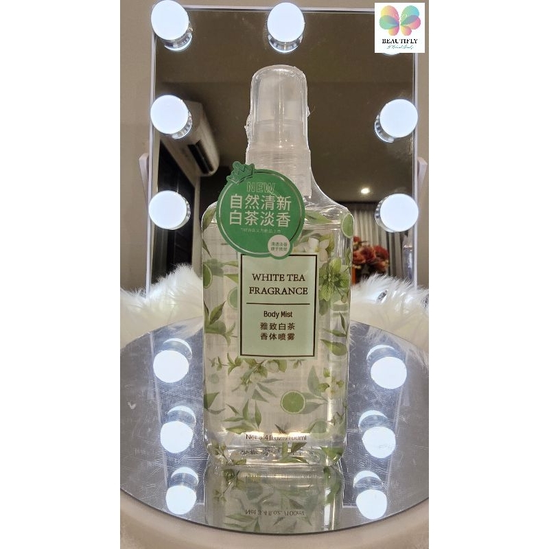 บอดี้ มิสท์ สเปร์ยน้ำหอมกลิ่น White Tea Fragrance Miniso 100 มล.