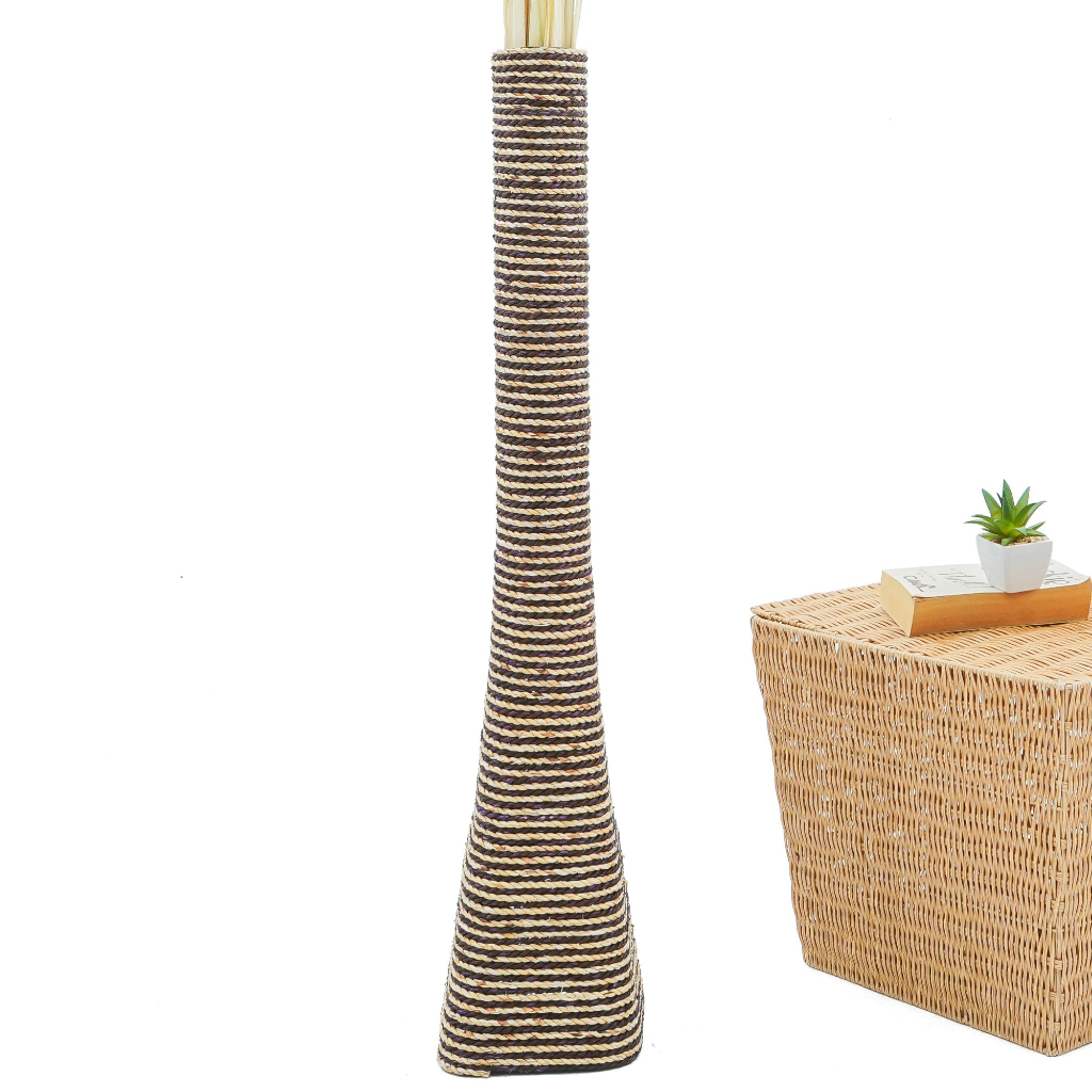Vasora Large Floor Vase แจกันหวายสานปากตรง ขนาด 18 x 90 cm. ราคา ถูกที่สุด ดีลบีเคเค แกลเลอรีภาพที่ 4