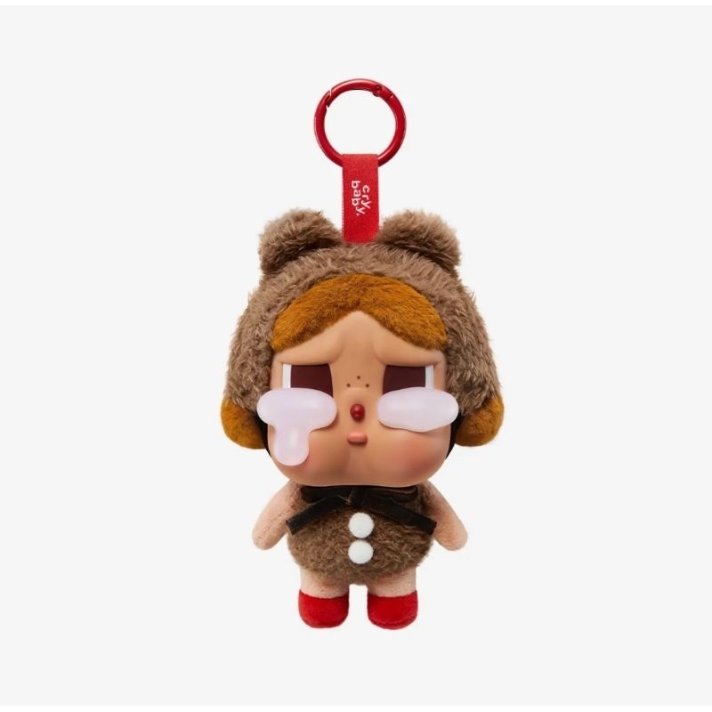 (Live/วีดิโอลด100฿) กล่องสุ่มพวงกุญแจพร้อมส่ง  🐝🐰 CRYBABY Crying Again Series-Vinyl Face Plush Blind Box ครายเบบี้