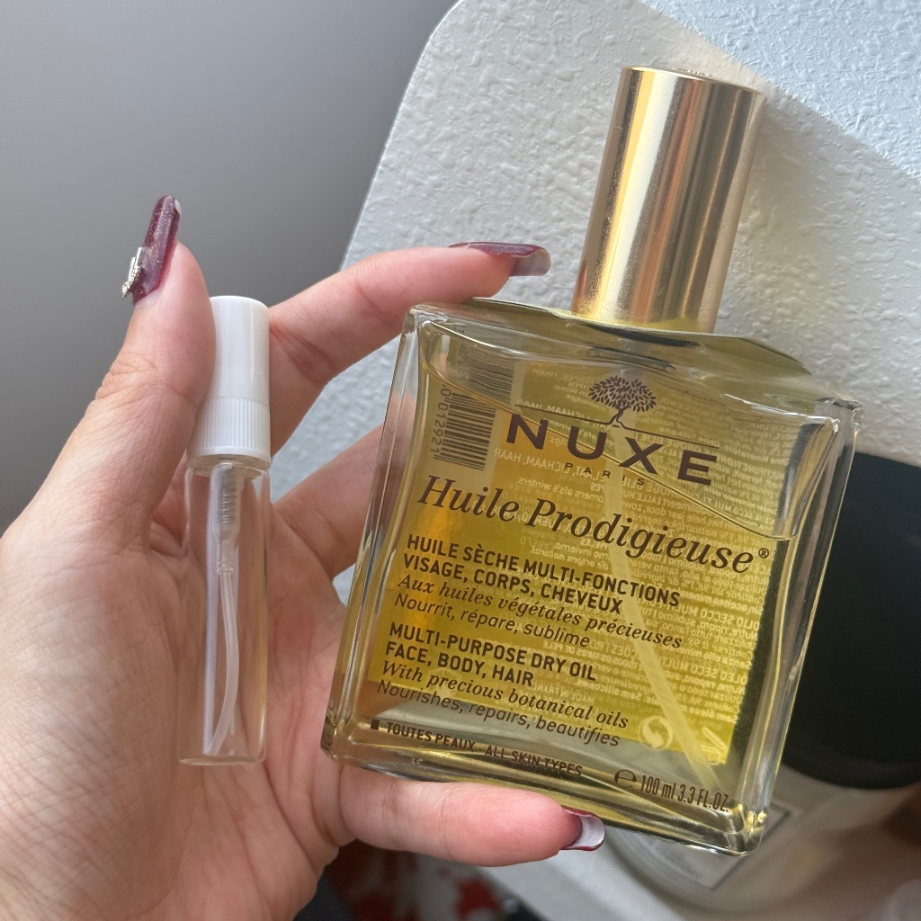 (แบ่งขาย) ออยทาผิว NUXE ผลิตภัณฑ์ ออยบำรุงผิว HUILE PRODIGIEUSE MULTI-PURPOSE DRY OIL 100 มล.
