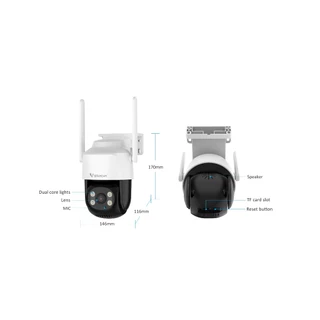 Vstarcam C622/CG622 ความละเอียด 3 ล้านพิกเซล กล้องวงจรปิดไร้สาย กล้องนอกบ้าน Outdoor มีAI+ คนตรวจจับสัญญาณเตือน