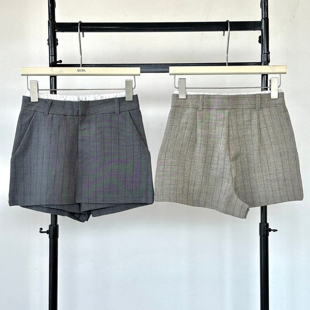 Atipashop - BILISI MINI SKIRT กระโปรงกางเกง ทรงสั้น ดีเทลขอบกระโปรง