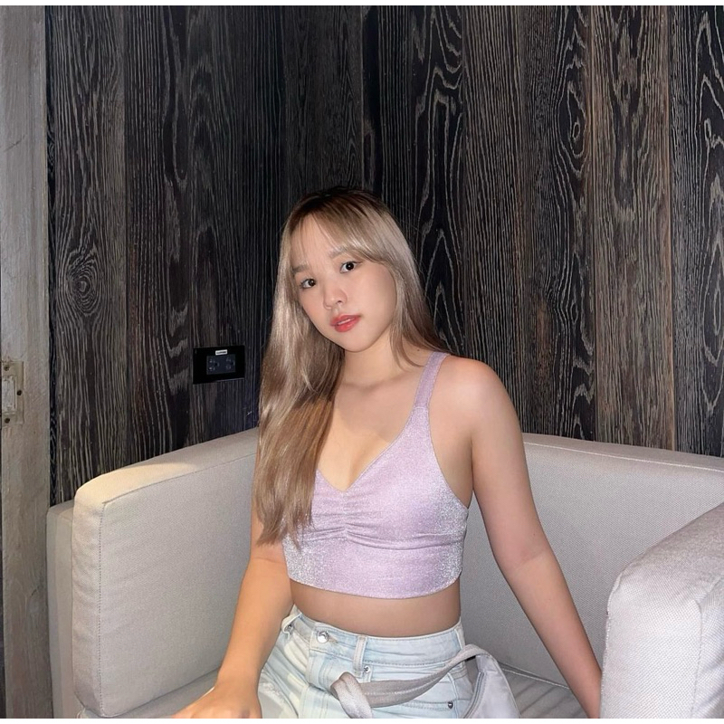 ส่งต่อ🌟Duex studio girlfriend top สี liac