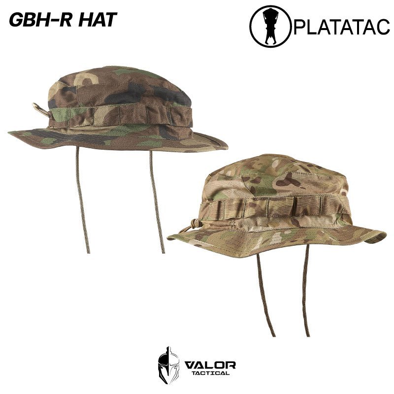 PLATATAC - GBH-R Hat หมวกปีกกว้าง หมวกบักเก็ต ทหาร บังแดด หมวกลายพราง