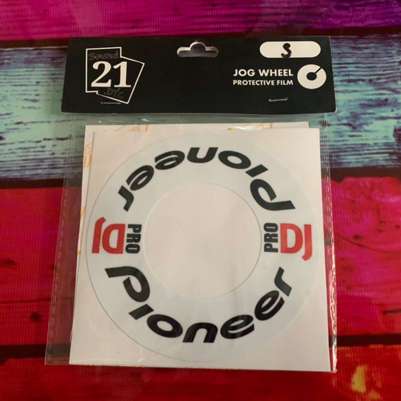 สีขาวลาย pioneer dj Size " S " สติกเกอร์ 1 ชุดมี 2 ชิ้น Skin jog สำหรับ XDJ RR DDJ SB DDJ SB2 SB3