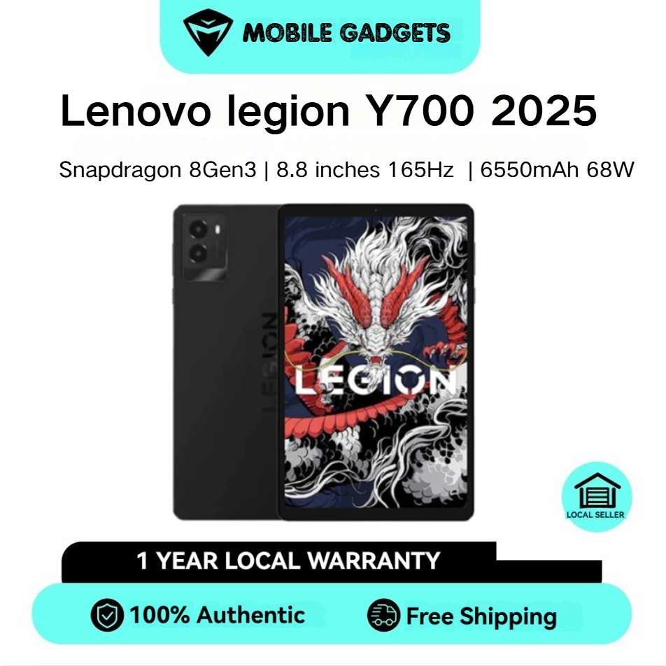 Lenovo legion Y700 2025 Tablet 4rd / 3rd Gen | Snapdragon 8Gen3 / Snapdragon 8 Elite