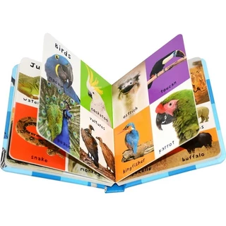First 100 Words / Animals / Colors Shape / Trucks English Words Picture Book for Kids Educational Board Book