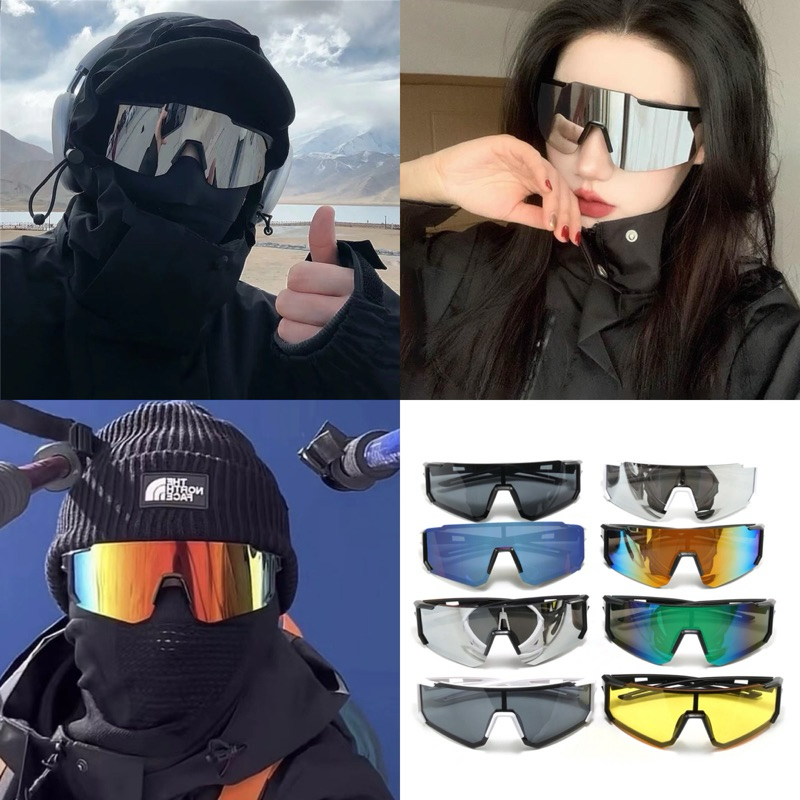 ส่งด่วน 🇹🇭 แว่นตากันแดด กันUV แว่นกีฬากลางแจ้ง กันลม กันฝุ่น Sport3