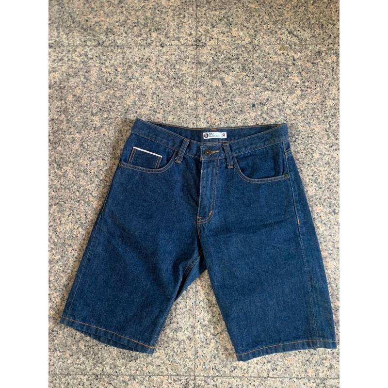 [Used] กางเกงยีนส์ ขาสั้น สียีนส์เข้ม แบรนด์ นิยมยีนส์(Niyom Jeans)