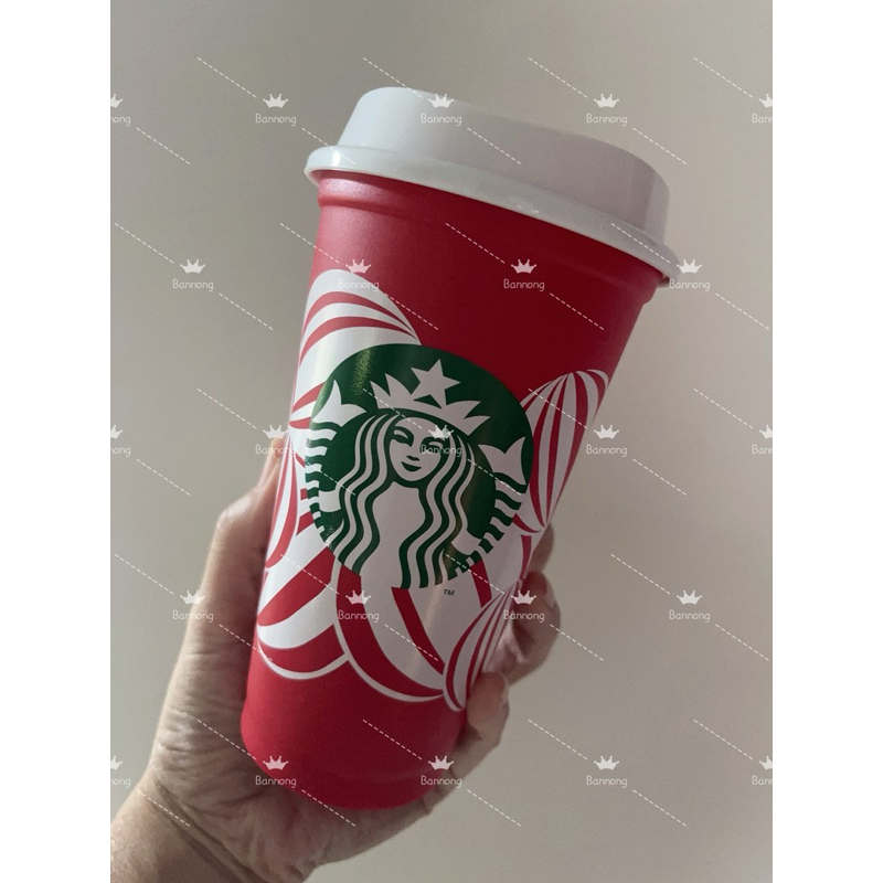 แก้ว Starbucks Christmas Reusable Cup ขนาด 16 oz